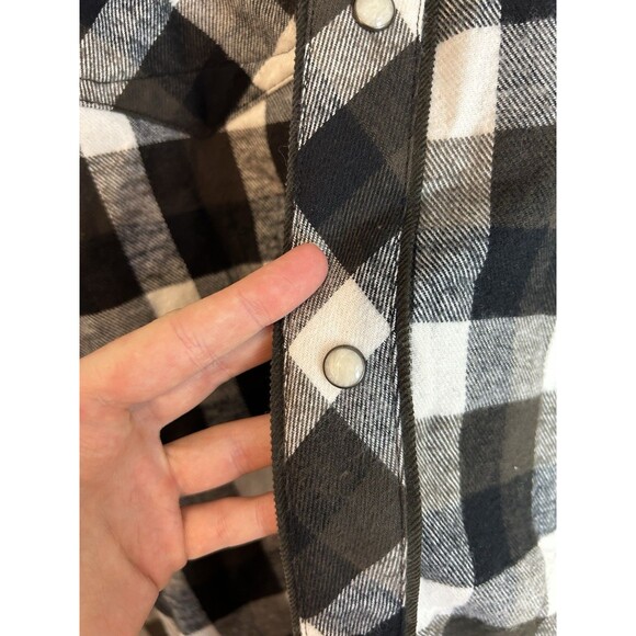 Artful Dodger Pearl Snap Button Up Shirt 3XL Men’s Corduroy Plaid Western Y2K - Picture 8 of 8